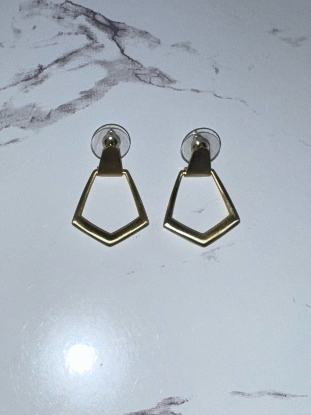 Gold Geometric Drop Earrings Kendra Scott